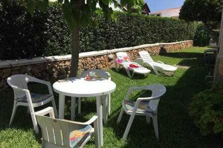 Forcat Apartamento Bajo Con Jardin Y Piscina Ciutadella  Dış mekan fotoğraf